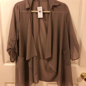 Fashion nova sheer blazer